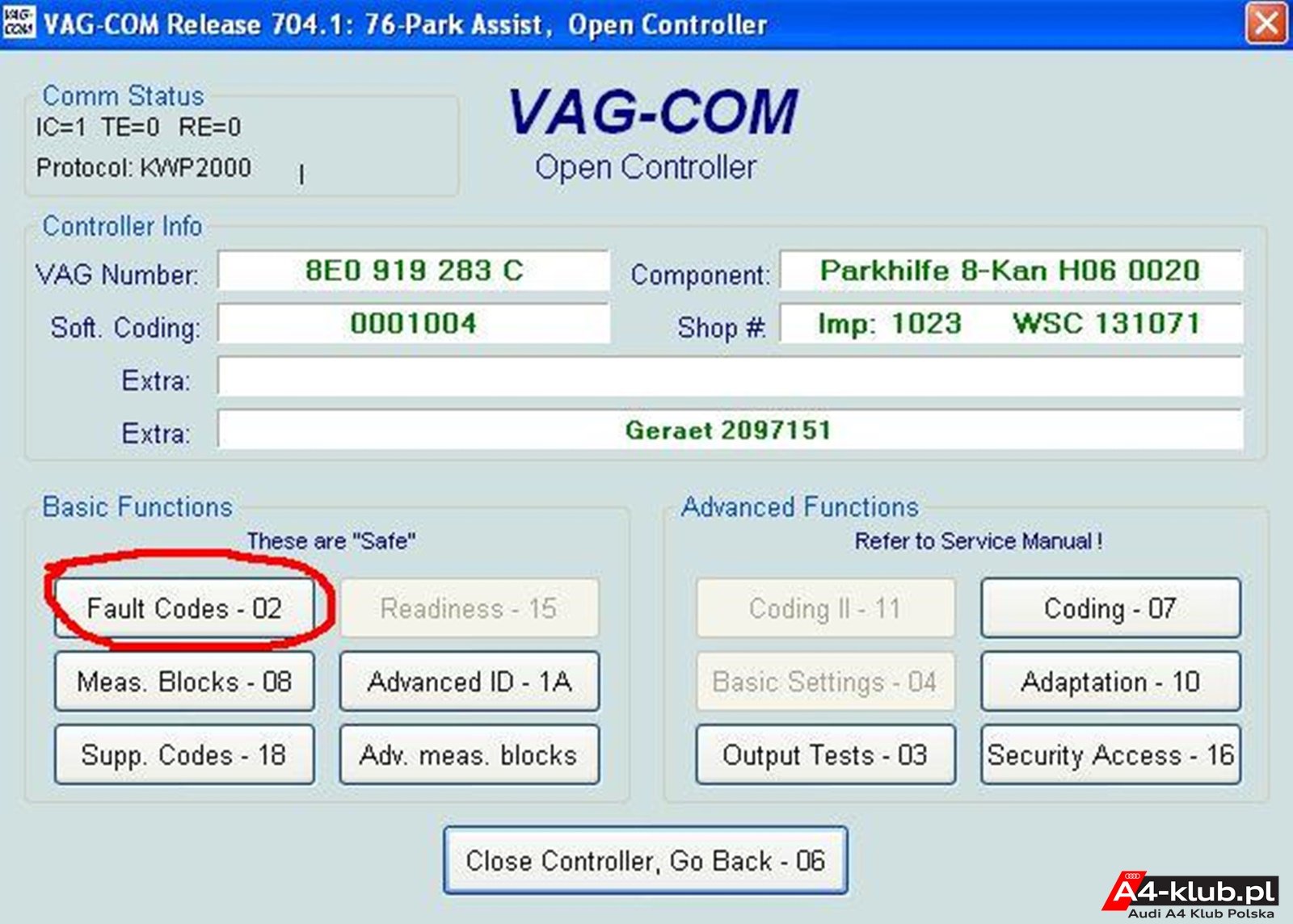69931 - Upgrade systemu PDC (Parktronic) - czujniki z przodu, zdalne załączanie_50.jpg