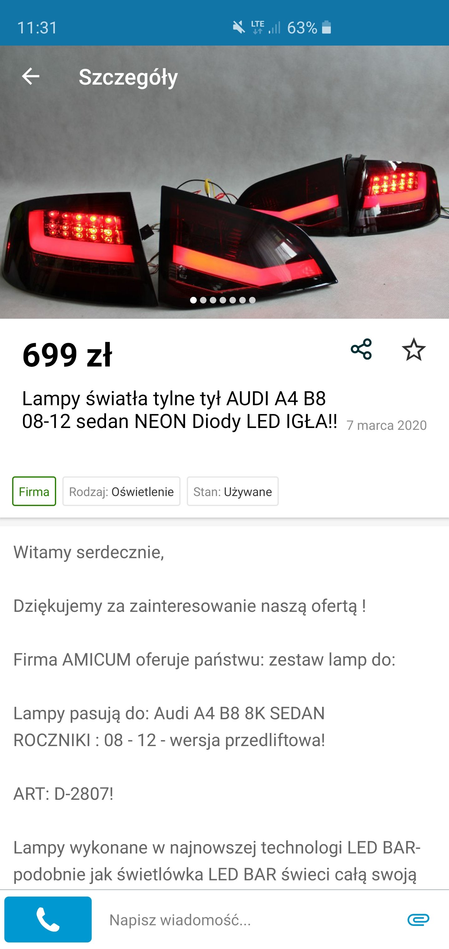 mucus Pollinator Handwriting Motaż tylnych lamp led - Audi A4 B8 - Forum Audi A4 Klub Polska