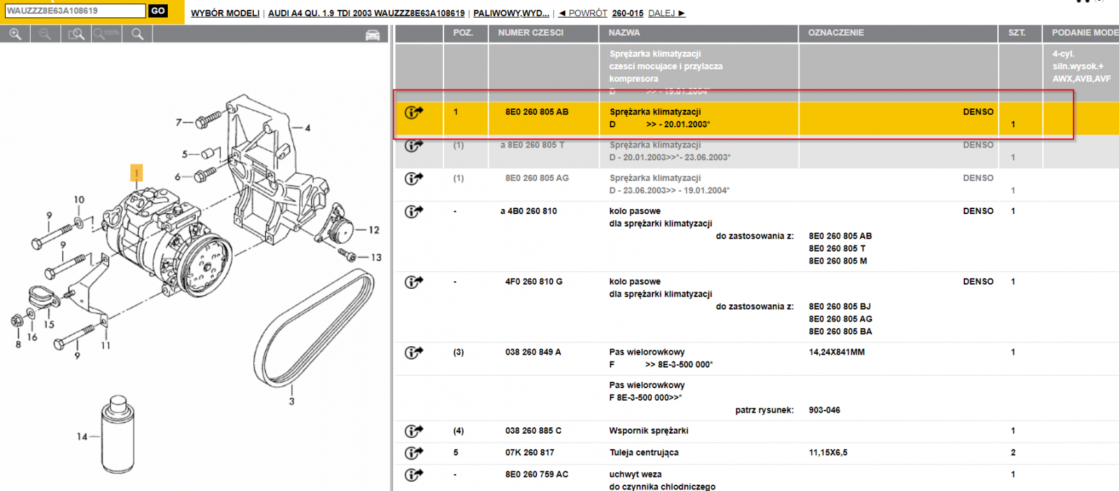 2021-03-01 21_03_27-Audi Audi A4 qu. 1.9 TDI 2003 8E-1-000 001 __ 8E-5-400 000 WAUZZZ8E63A108619 - 2.png