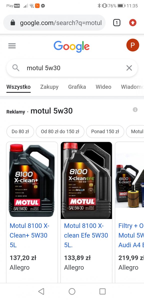 Jaki olej do a4 b7 2.0 alt benzyna 2.0 Audi A4 Klub Polska