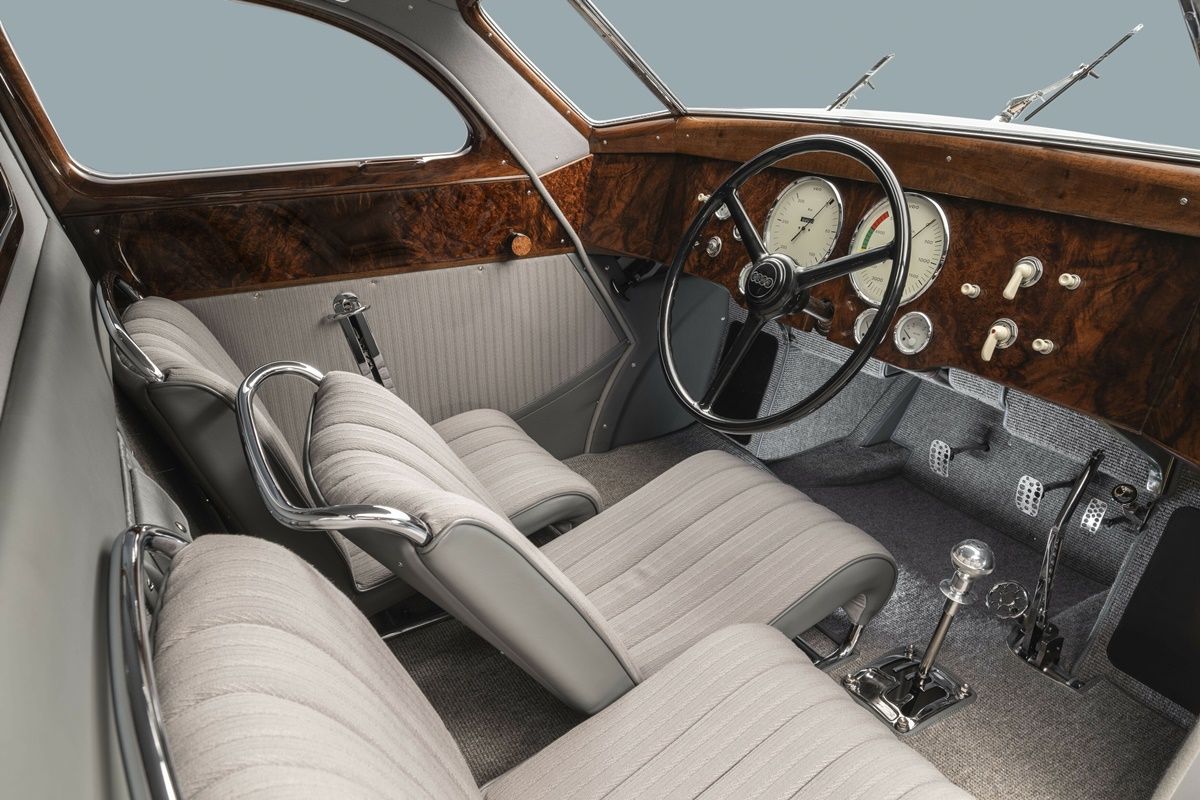 Wnętrze Auto Union Type 52 Schnellsportwagen