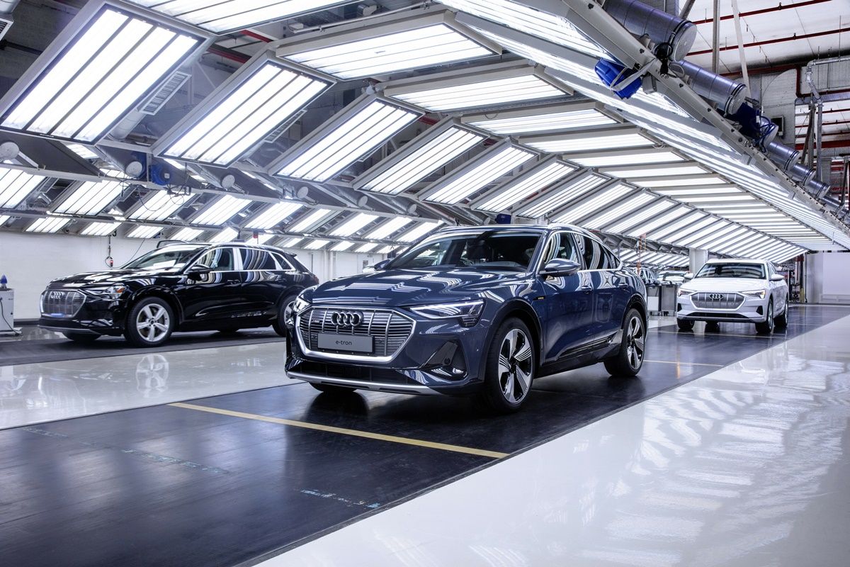 Produkcja Audi e-tron Sportback w Audi Brussels