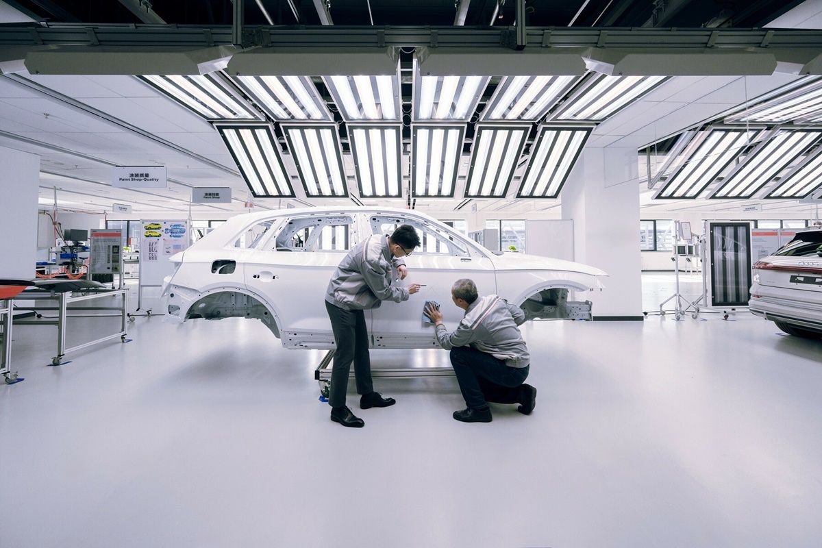Najnowocześniejsza fabryka w Audi FAW NEV Company w Changchun: akademia szkoleniowa