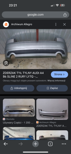 Więcej informacji o „Kupię tylny zderzak avant sline”